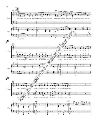 Pot-pourri franco-canadien - Phare-Bergh - Choral Octavo - SATB Accompanied