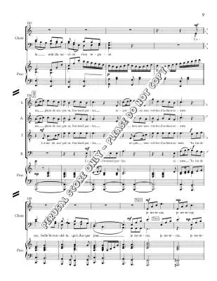 Pot-pourri franco-canadien - Phare-Bergh - Choral Octavo - SATB Accompanied