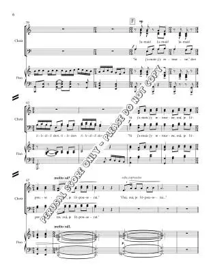 Pot-pourri franco-canadien - Phare-Bergh - Choral Octavo - SATB Accompanied