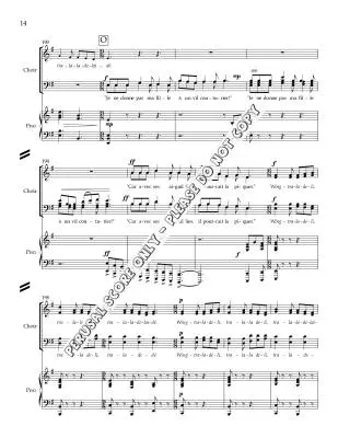 Pot-pourri franco-canadien - Phare-Bergh - Choral Octavo - SATB Accompanied
