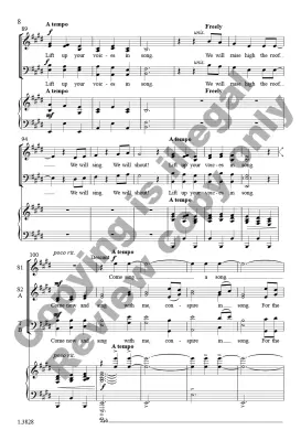 Midwintersong - Robinson - Choral Octavo - SATB A Cappella (Opt. Piano)