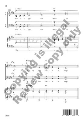 Midwintersong - Robinson - Choral Octavo - SATB A Cappella (Opt. Piano)
