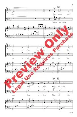 May a Rainbow Run Beside You - Burrows - Choral Octavo - SAB Accompanied