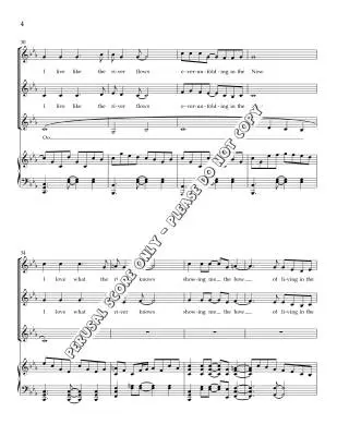 Living in the Now - Hokanson - Choral Octavo - SSA Accompanied