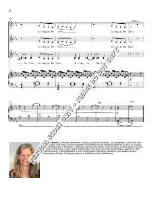 Living in the Now - Hokanson - Choral Octavo - SSA Accompanied