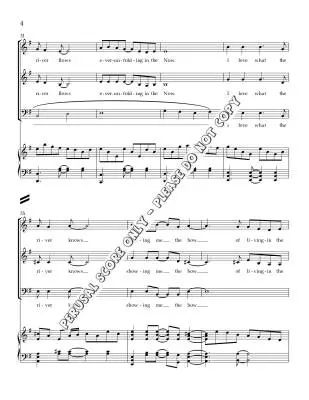 Living in the Now - Hokanson - Choral Octavo - SAB Accompanied