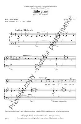 Little Plant - Hawley - Choral Octavo - 2-Pt Accompanied