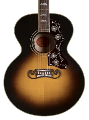 J-200 Junior Acoustic/Electric Guitar with Hardshell Case - Vintage Sunburst