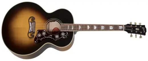 Gibson Custom Shop - J-200 Junior Acoustic/Electric Guitar with Hardshell Case - Vintage Sunburst