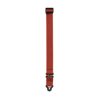 Auto Lock Swivel Nylon Guitar Strap - Blood Red