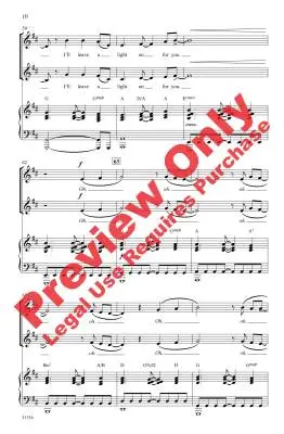 Leave a Light On - Zaino - Choral Octavo - 2-Pt Accompanied