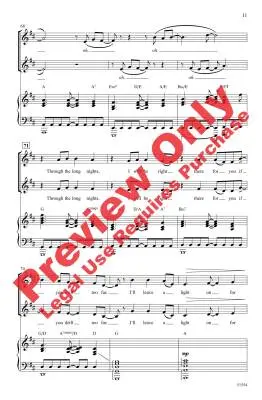 Leave a Light On - Zaino - Choral Octavo - 2-Pt Accompanied