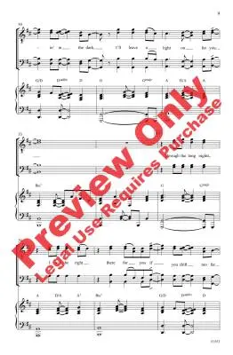 Leave a Light On - Zaino - Choral Octavo - TTBB Accompanied