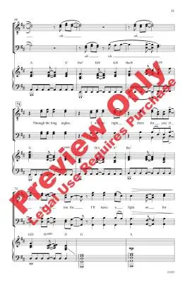 Leave a Light On - Zaino - Choral Octavo - TTBB Accompanied