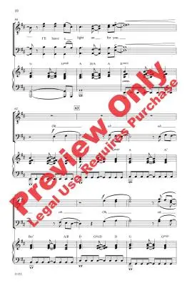 Leave a Light On - Zaino - Choral Octavo - TTBB Accompanied