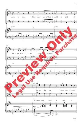Leave a Light On - Zaino - Choral Octavo - TTBB Accompanied