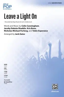 Alfred Publishing - Leave a Light On - Zaino - Choral Octavo - SAB Accompanied