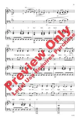 Leave a Light On - Zaino - Choral Octavo - SAB Accompanied