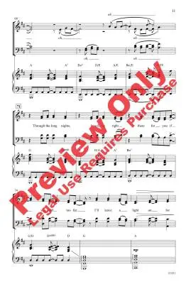 Leave a Light On - Zaino - Choral Octavo - SATB Accompanied