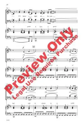 Leave a Light On - Zaino - Choral Octavo - SATB Accompanied