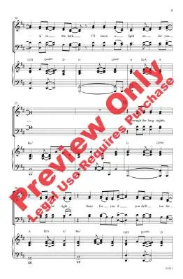 Leave a Light On - Zaino - Choral Octavo - SATB Accompanied