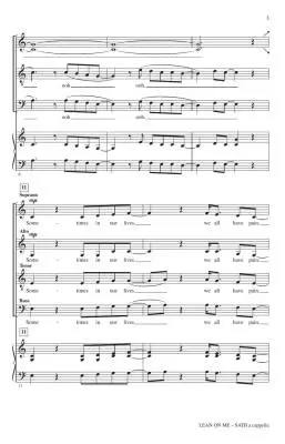 Lean on Me - Withers/Drum - Choral Octavo - SATB A Capella