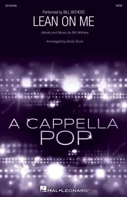Hal Leonard - Lean on Me - Withers/Drum - Choral Octavo - SATB A Capella