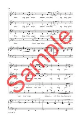 Keep Your Lamps! - Johnson - Choral Octavo - SSAB Accompanied