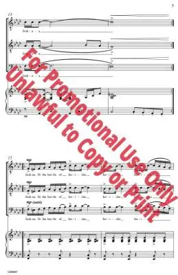 Joshua - Gibson - Choral Octavo - TTB Accompanied