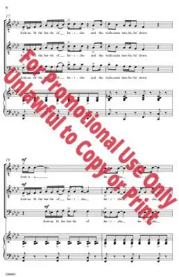 Joshua - Gibson - Choral Octavo - TTB Accompanied