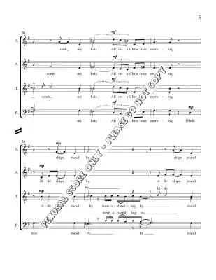 I Wash My Face in a Golden Vase - Colpitts - Choral Octavo - SATB Accompanied
