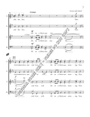 I Wash My Face in a Golden Vase - Colpitts - Choral Octavo - SATB Accompanied
