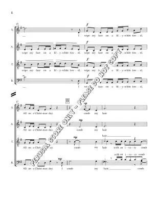 I Wash My Face in a Golden Vase - Colpitts - Choral Octavo - SATB Accompanied