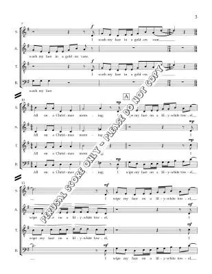 I Wash My Face in a Golden Vase - Colpitts - Choral Octavo - SATB Accompanied