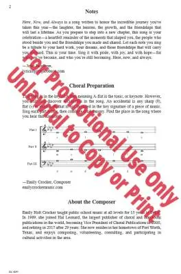Here, Now, and Always - Crocker - Choral Octavo - 3-Pt Mixed