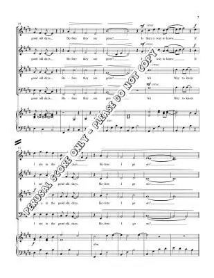 Good Old Days - Colpitts - Choral Octavo - SATB Accompanied