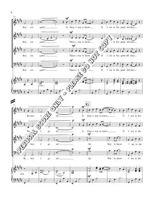 Good Old Days - Colpitts - Choral Octavo - SATB Accompanied