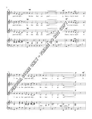 Good Old Days - Colpitts - Choral Octavo - SSA Accompanied