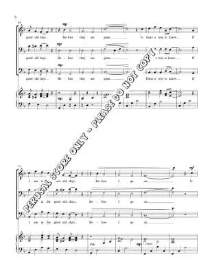 Good Old Days - Colpitts - Choral Octavo - TBB Accompanied