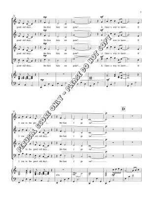 Good Old Days - Colpitts - Choral Octavo - Unison