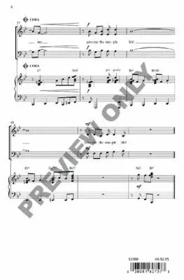 Give Me the Simple Life - Bloom/Shaw - Choral Octavo - SAB Accompanied