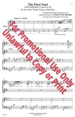 The First Noel - Alexander - Choral Octavo - 2-Pt Accompanied