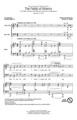 The Fields of Athenry - John/Sirett/Bjella - Choral Octavo - TTBB Accompanied