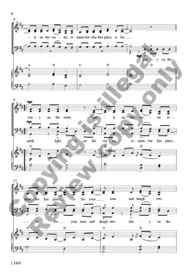 Easy on the Earth - Wallace/Kirchner - Choral Octavo - SATB Accompanied