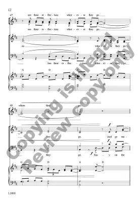 Easy on the Earth - Wallace/Kirchner - Choral Octavo - SATB Accompanied
