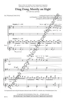 Ding Dong, Merrily on High! - Knoedler - Choral Octavo - SATB Accompanied
