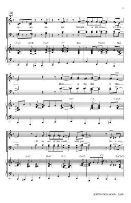 Destination Moon - Shaw - Choral Octavo - SATB Accompanied