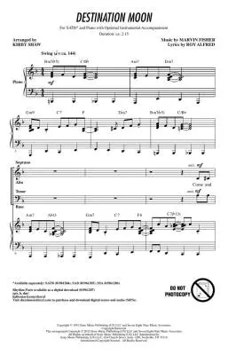 Destination Moon - Shaw - Choral Octavo - SATB Accompanied