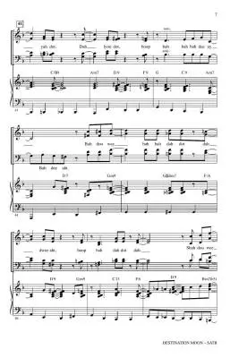 Destination Moon - Shaw - Choral Octavo - SATB Accompanied