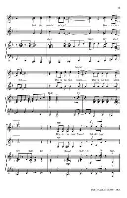 Destination Moon - Shaw - Choral Octavo - SSA Accompanied